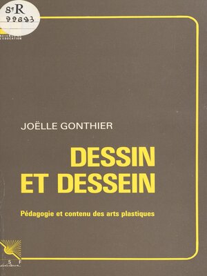 cover image of Dessin et dessein